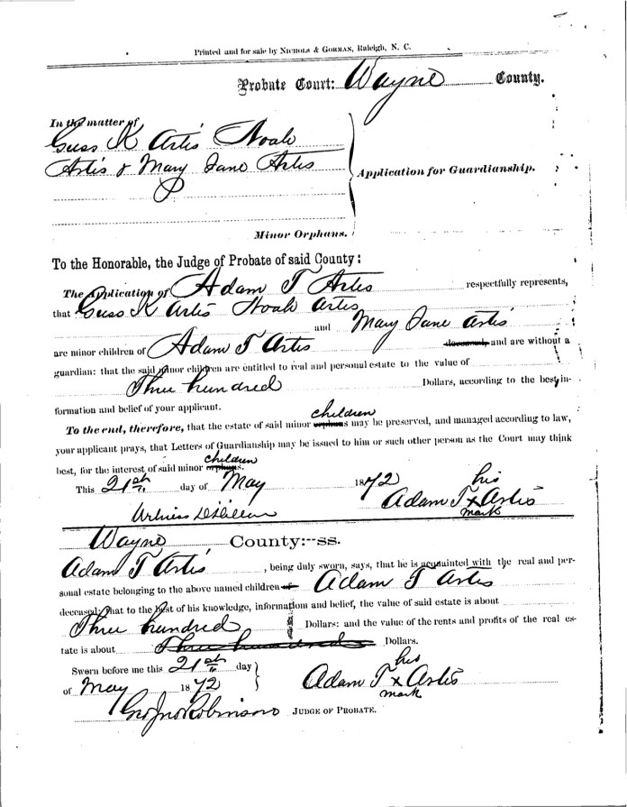 artis-guardianship-application