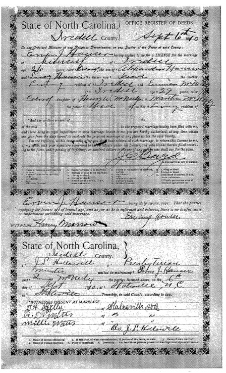 McNEELY -- Ervin Hauser & Emmer McNeely Marr Lic