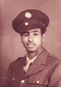 Lucian in Army head shot