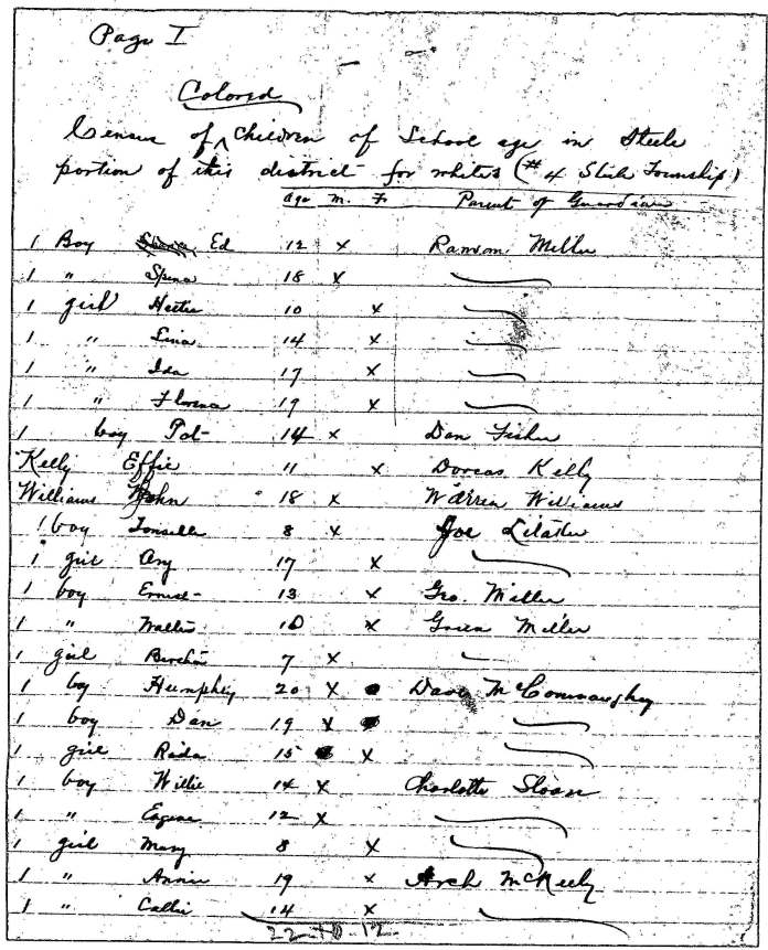 McNEELY -- School records_Page_1