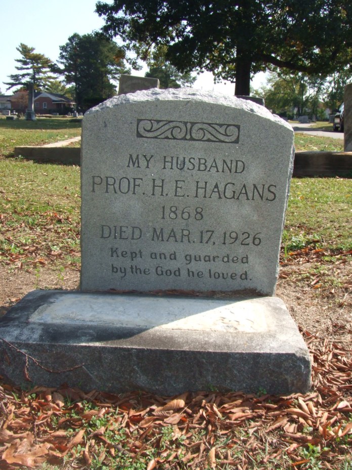 HAGANS -- HE Hagans headstone